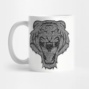 Tiger B/W Caosificado Mug